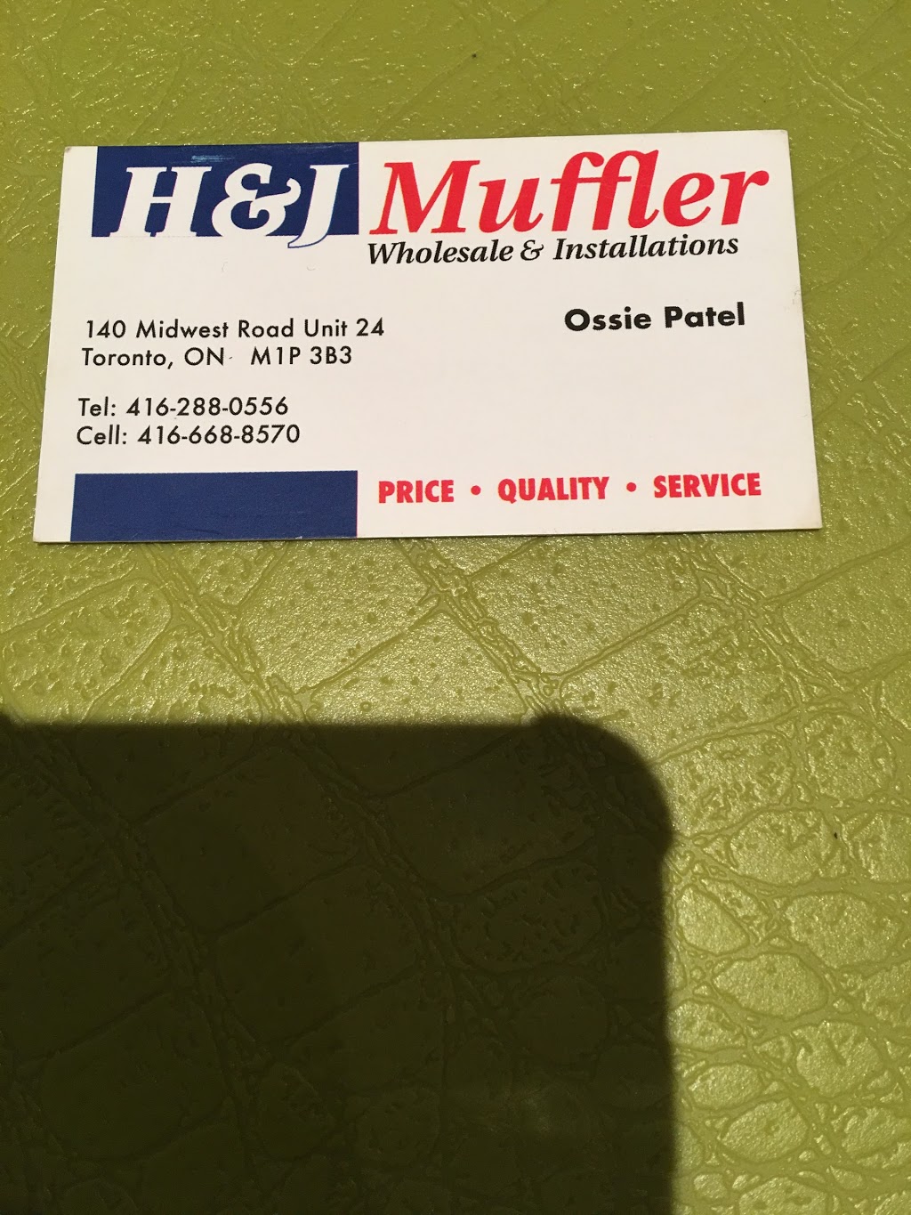 H & J Muffler | 140 Midwest Rd Unit 24, Scarborough, ON M1P 3B3, Canada | Phone: (416) 288-0556