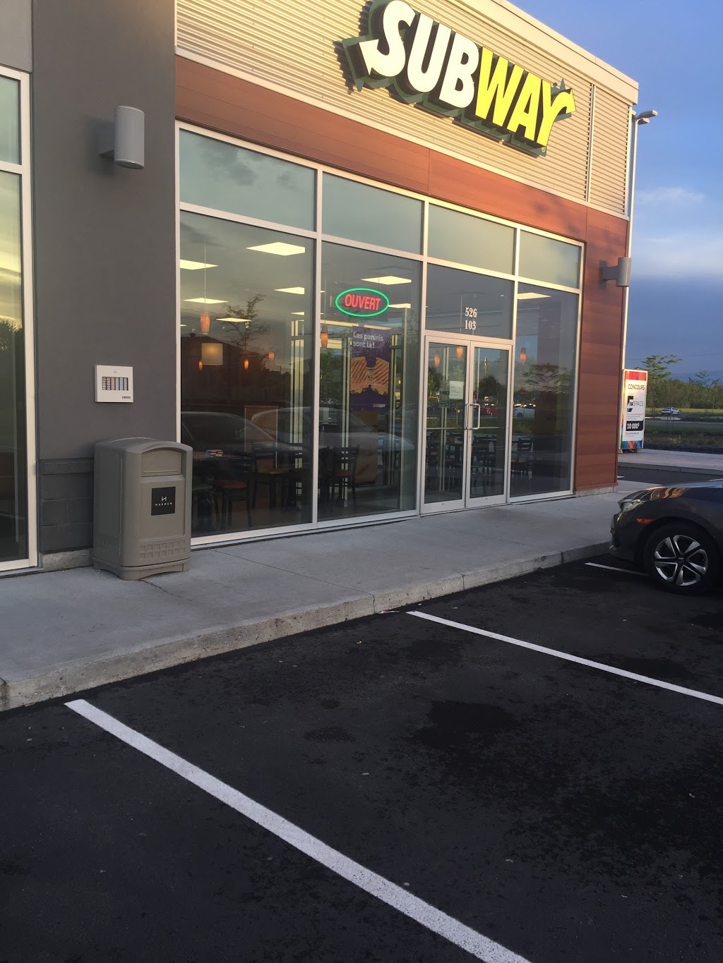 Restaurant SUBWAY | Plaza, 526 Boulevard Cadieux #103, Beauharnois, QC J6N 2N5, Canada | Phone: (450) 225-7070