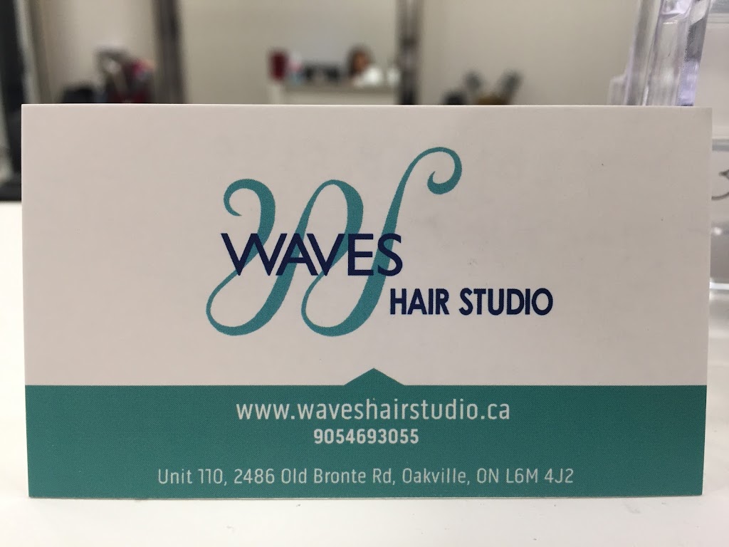 Waves Hair Studio | 2486 Old Bronte Rd Suite 110, Oakville, ON L6M 4J2, Canada | Phone: (905) 469-3055