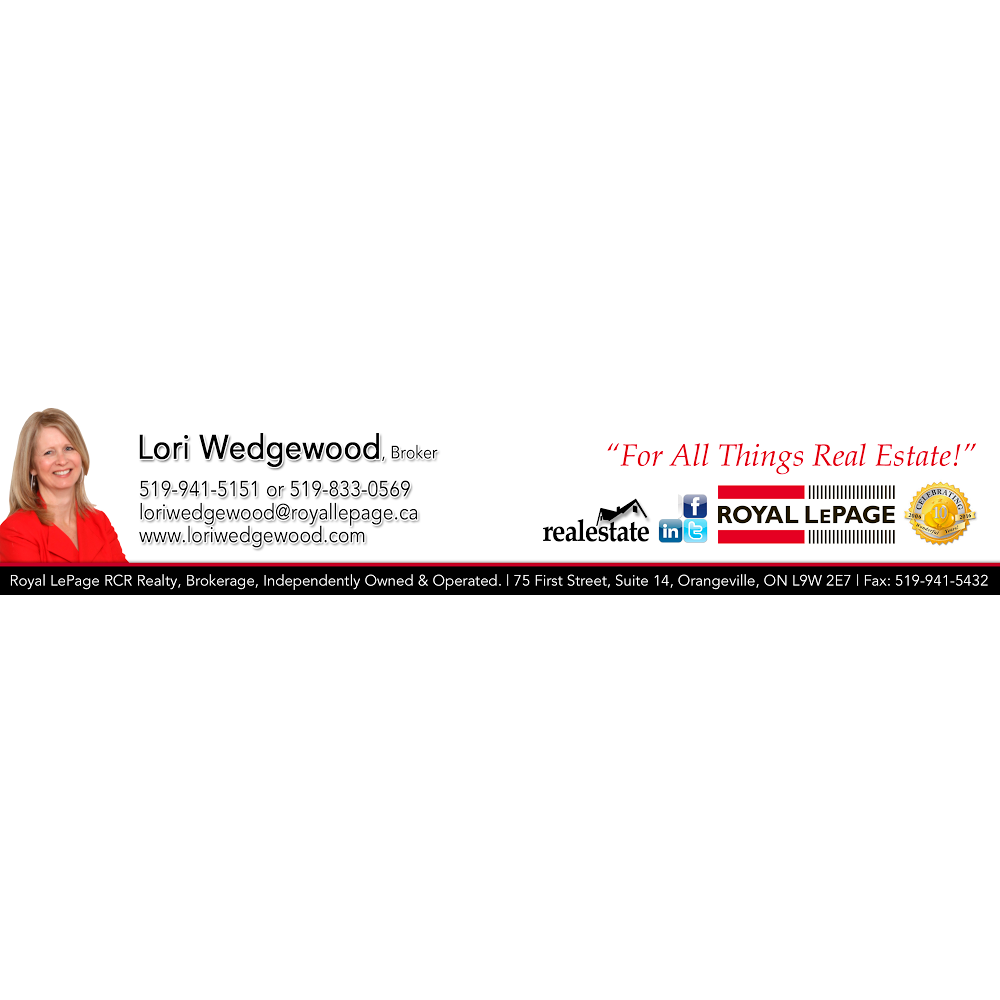 Lori Wedgewood, Broker - Orangeville & Area Real Estate Agent | 75 First St Ste 14, Orangeville, ON L9W 2E7, Canada | Phone: (519) 943-4601