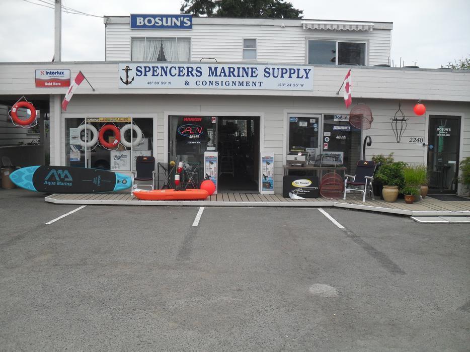 Spencers Marine Supply & Consignment | 2240 Harbour Rd, Sidney, BC V8L 2P6, Canada | Phone: (778) 351-1400