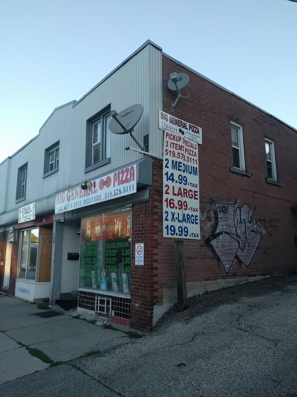 Big General 2 For 1 Pizza | 564 King St E, Kitchener, ON N2G 2M1, Canada | Phone: (519) 578-5111