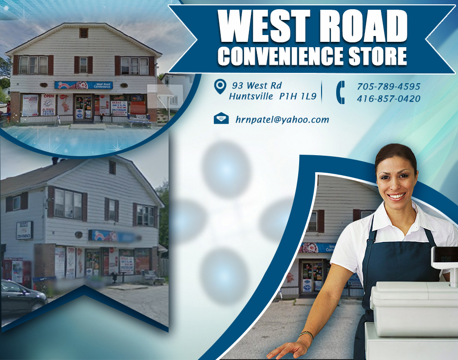 West Road Convenience. | 93 West Rd., Huntsville, ON P1H 1L9, Canada | Phone: (705) 789-4595