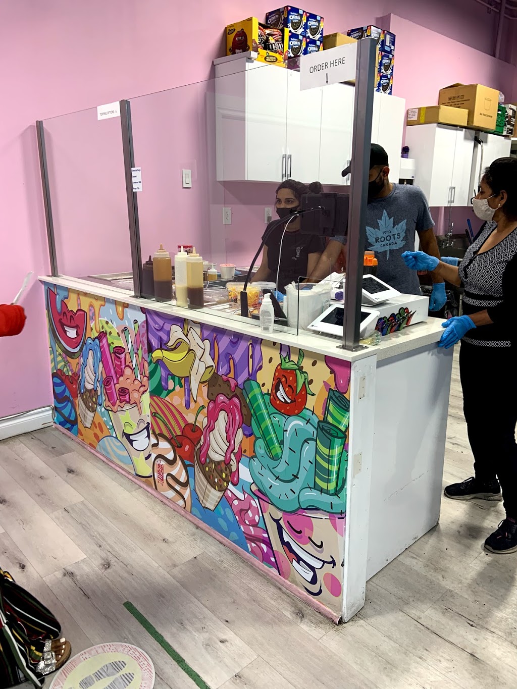 Rollz ice cream | North Park - Zum Bovaird Station Stop SB, Brampton, ON L6S 0C5, Canada | Phone: (647) 770-9964