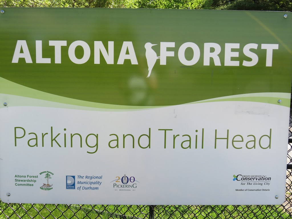 Altona Forest Entrance & Parking | 1883 Altona Rd, Pickering, ON L1V, Canada | Phone: (905) 839-9900