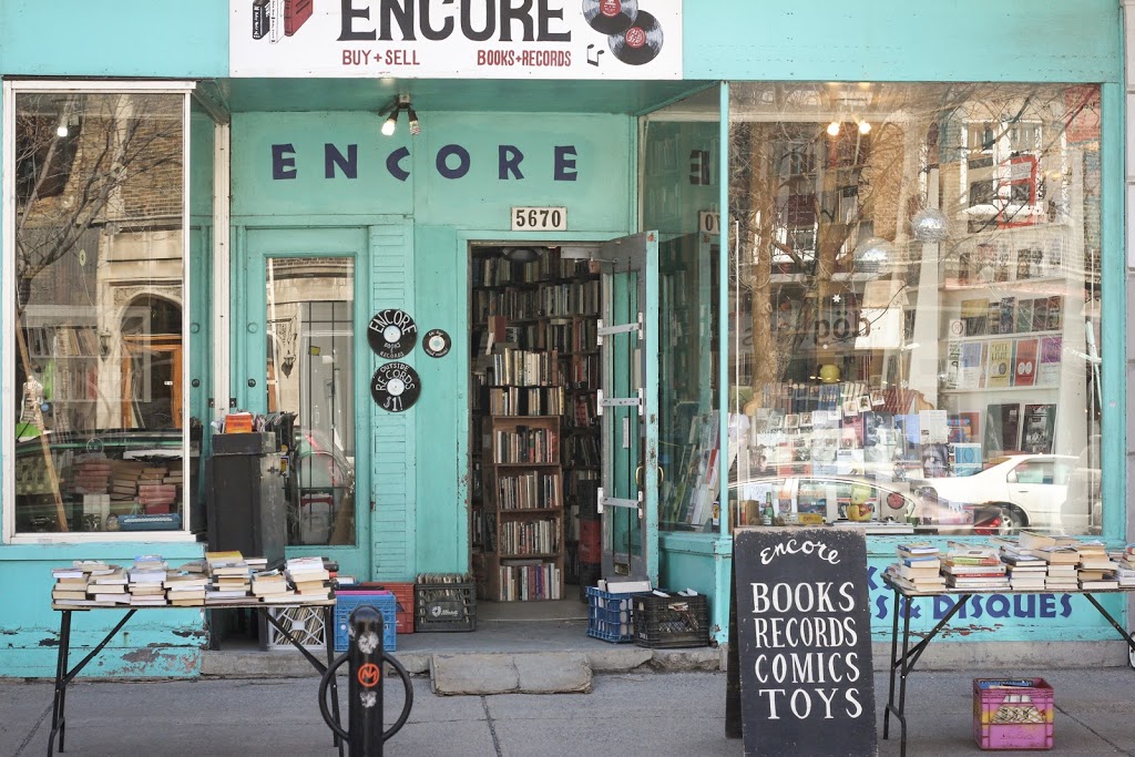 Encore Books & Records | 5670 Rue Sherbrooke Ouest, Montréal, QC H4A 1W7, Canada | Phone: (514) 482-5100
