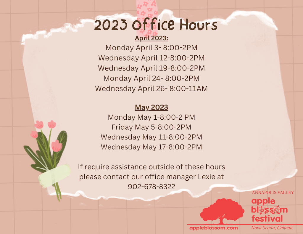 Annapolis Valley Apple Blossom Festival | 325 Main St Unit #8, Kentville, NS B4N 1K5, Canada | Phone: (902) 678-8322