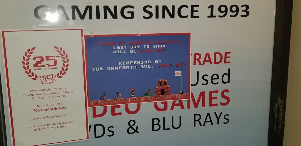 Game Centre | 705 Danforth Ave, Toronto, ON M4J 1L2, Canada | Phone: (416) 925-4951