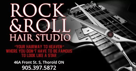 Rock & Roll Hair Studio | 46A Front St S, Thorold, ON L2V 1W8, Canada | Phone: (905) 397-5872
