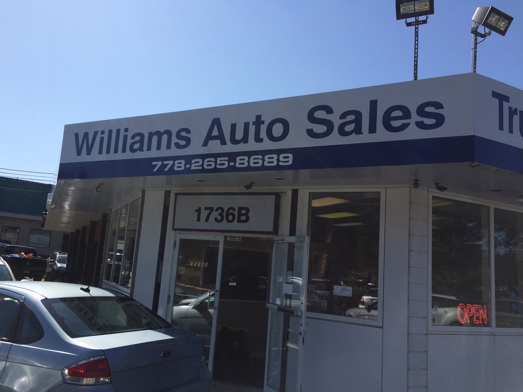 williams auto sales | 1736 Island Hwy, Victoria, BC V9B 1H9, Canada | Phone: (778) 265-8689