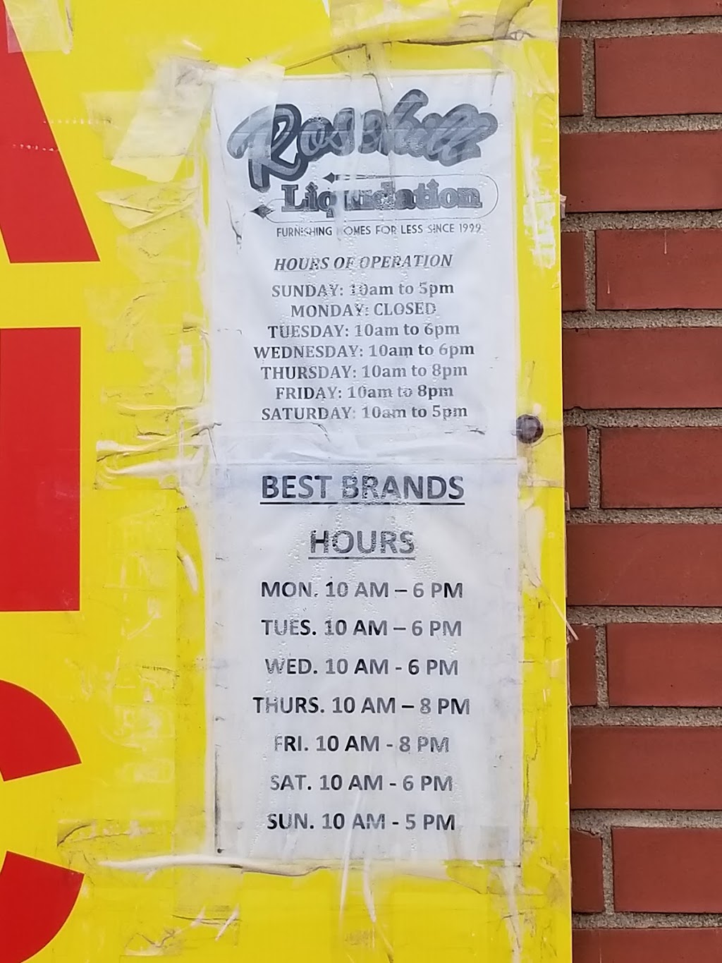 Rosehill Liquidation Warehouse | 1047 Cooke Blvd., Burlington, ON L7T 4A8, Canada | Phone: (905) 634-5665