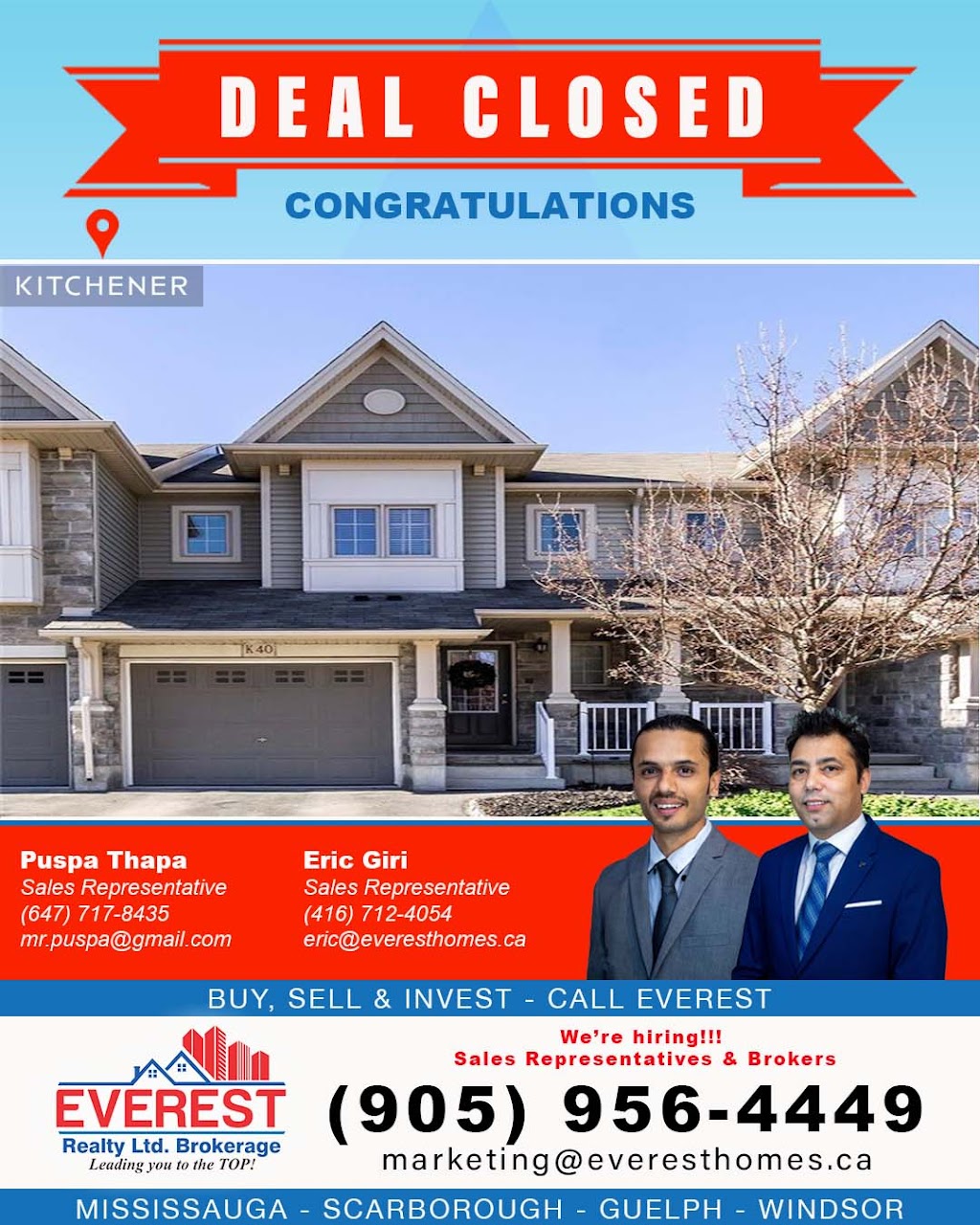 Eric Giri - Real Estate Broker in Tillsonburg | 69 Keba Crescent, Tillsonburg, ON N4G 0K7, Canada | Phone: (416) 712-4054