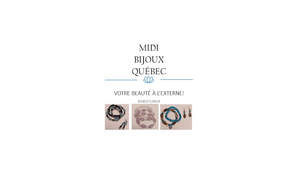 Midi Bijoux Québec | 412 Rue des Artisans, Saint-Augustin-de-Desmaures, QC G3A 0B9, Canada | Phone: (418) 571-0524