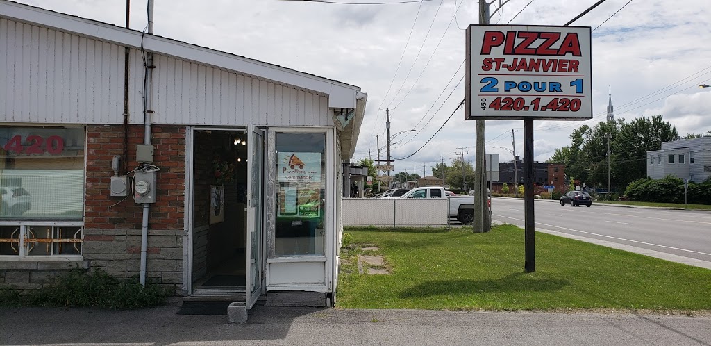 Pizza St Janvier | 13989 Boulevard Curé-Labelle, Mirabel, QC J7J 1M3, Canada | Phone: (450) 420-1420