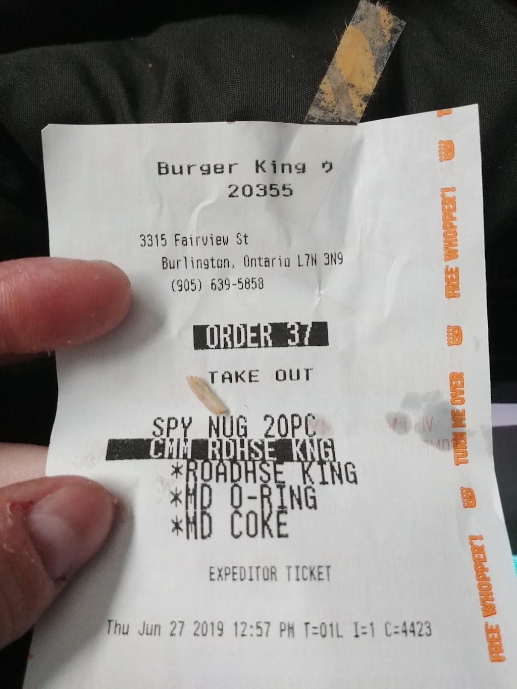 Burger King | 3295 Fairview St, Burlington, ON L7N 3N9, Canada | Phone: (905) 639-5858