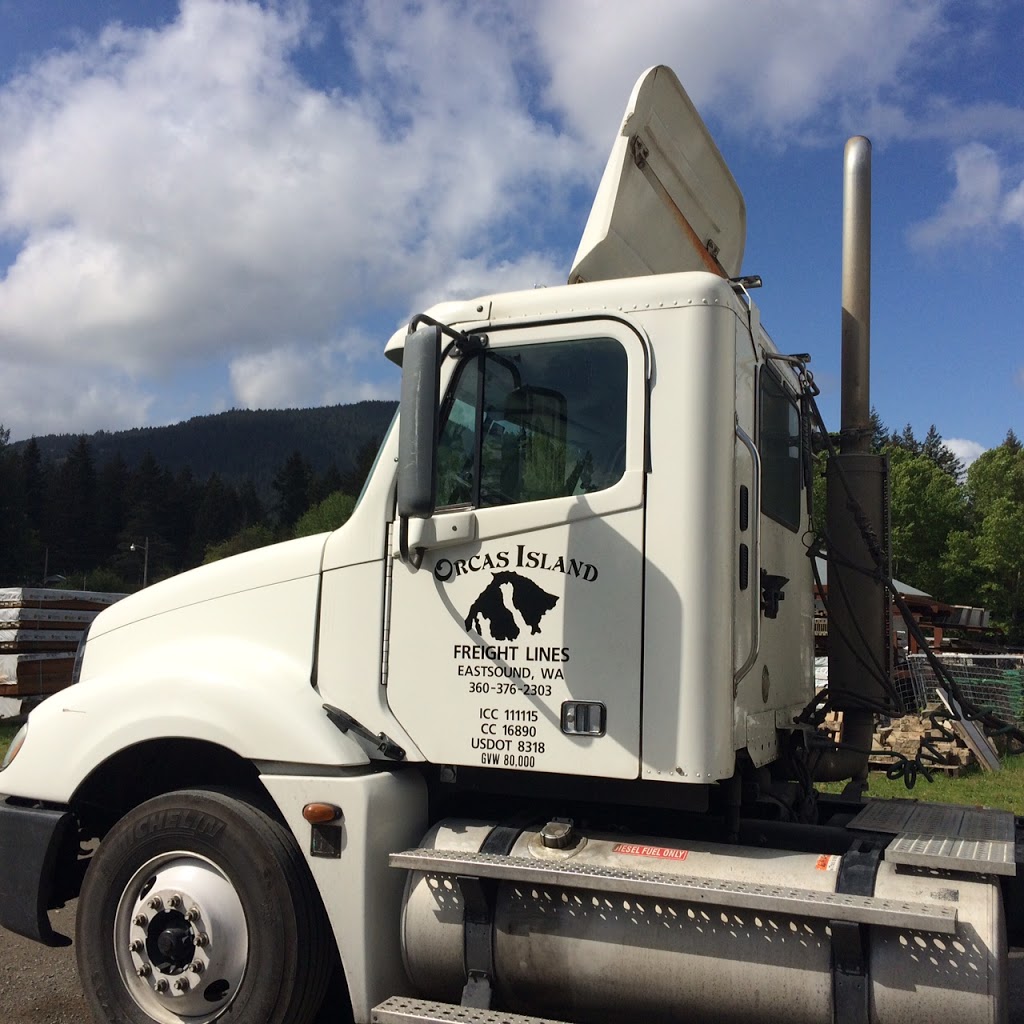Orcas Island Freight Lines | 34 W Beach Rd B, Eastsound, WA 98245, USA | Phone: (360) 376-2303