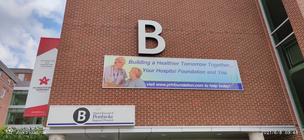 Pembroke Regional Hospital | 705 MacKay St, Pembroke, ON K8A 1G8, Canada | Phone: (613) 732-2811