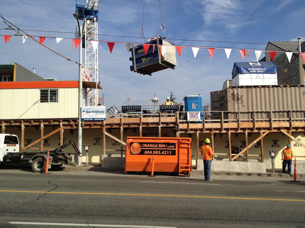 Orange Bins - Bin rental Burnaby | 4111 Hastings St, Burnaby, BC V5C 6T7, Canada | Phone: (604) 445-1000