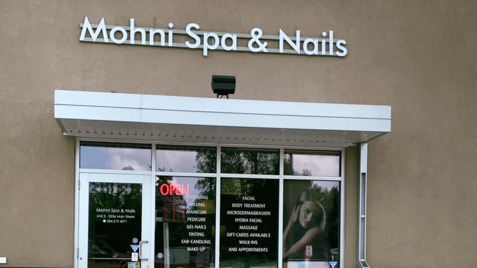 Mohni Spa & Nails | 2536 Main St Unit 3, Winnipeg, MB R2V 4Y1, Canada | Phone: (204) 219-4071