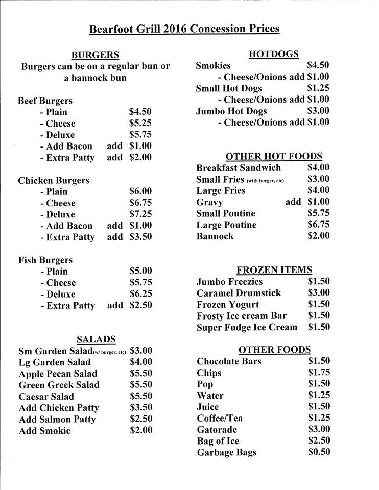 Bearfoot Grill | 5202 Lillooet Pioneer Rd 40, Lillooet, BC V0K 1V0, Canada | Phone: (250) 256-7844