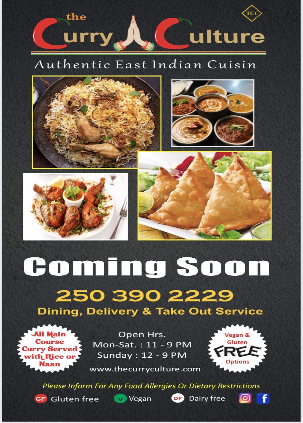 The curry culture | restaurant | 6304 Dover Rd #4, Nanaimo, BC V9V 1S4, Canada | 2503902229 OR +1 250-390-2229
