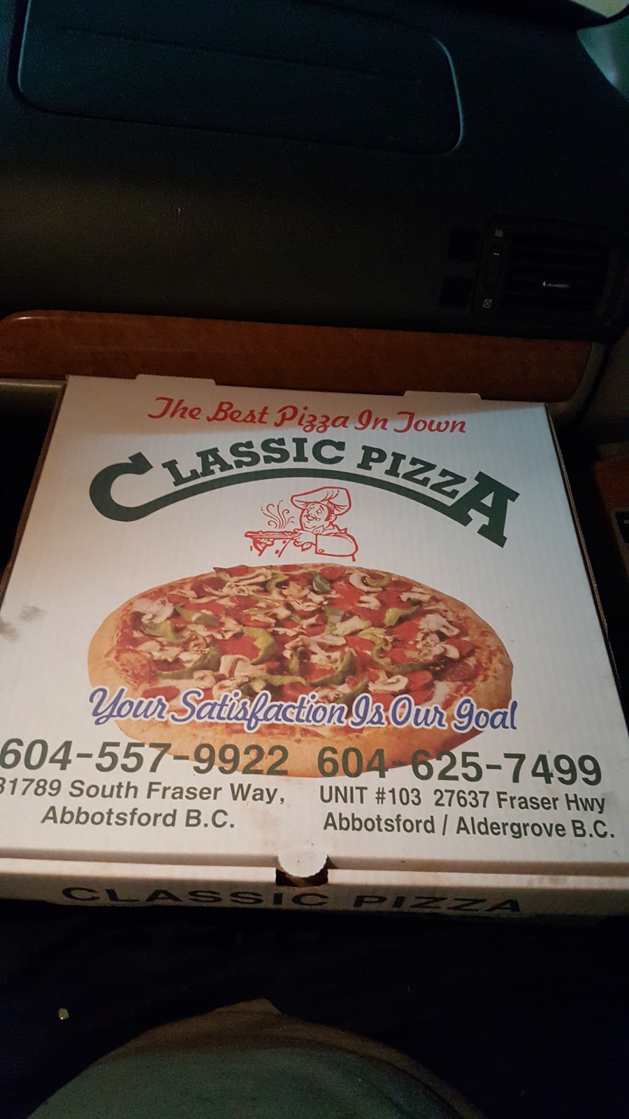 Classic Pizza | 27637 Fraser Hwy #103, Abbotsford, BC V4X 1M3, Canada | Phone: (604) 625-7499