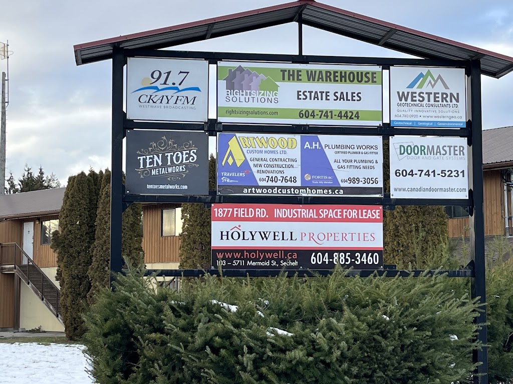 Ten Toes Metalworks | 1877 Field Rd, Sechelt, BC V0N 3A1, Canada | Phone: (778) 847-2529