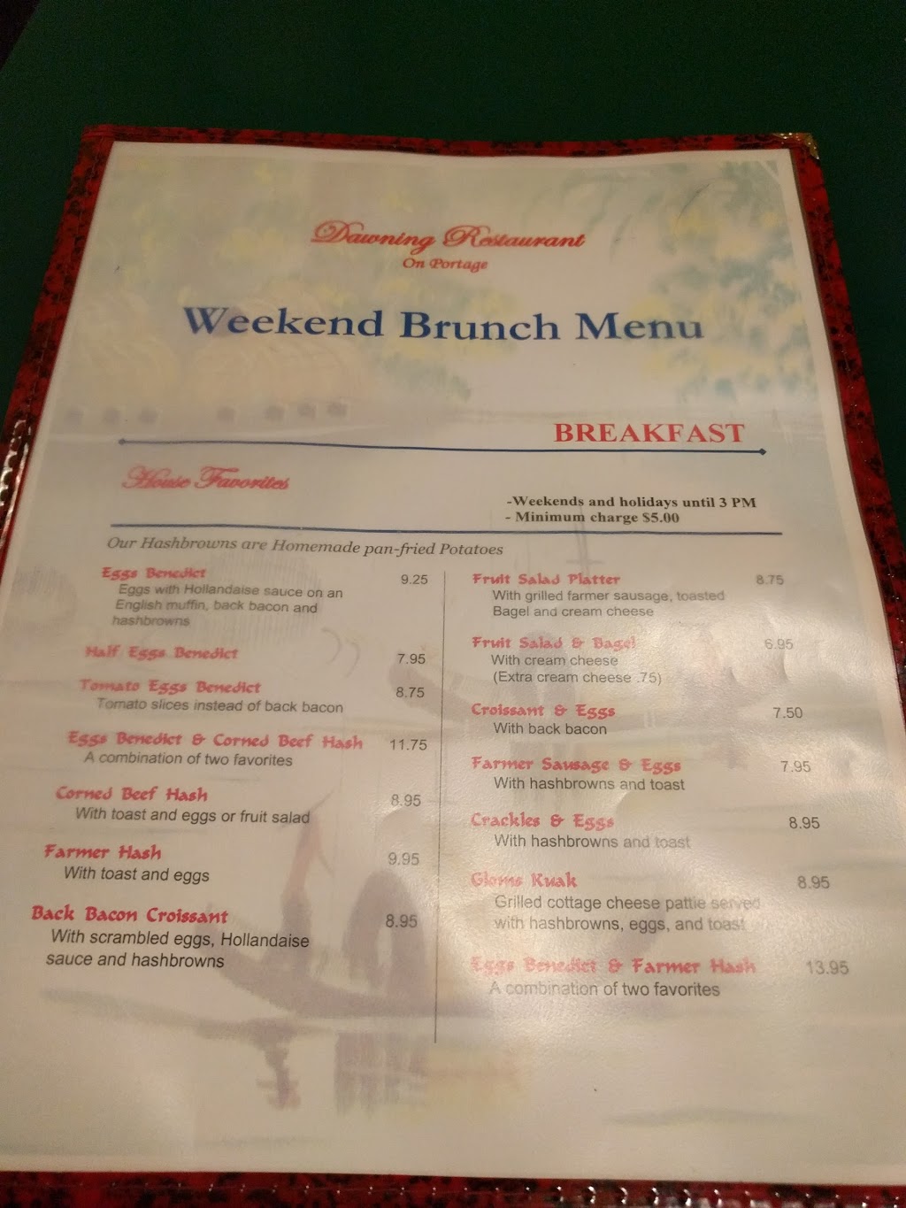 Dawning Restaurant | 3277 Portage Ave, Winnipeg, MB R3K 0W6, Canada | Phone: (204) 897-9123