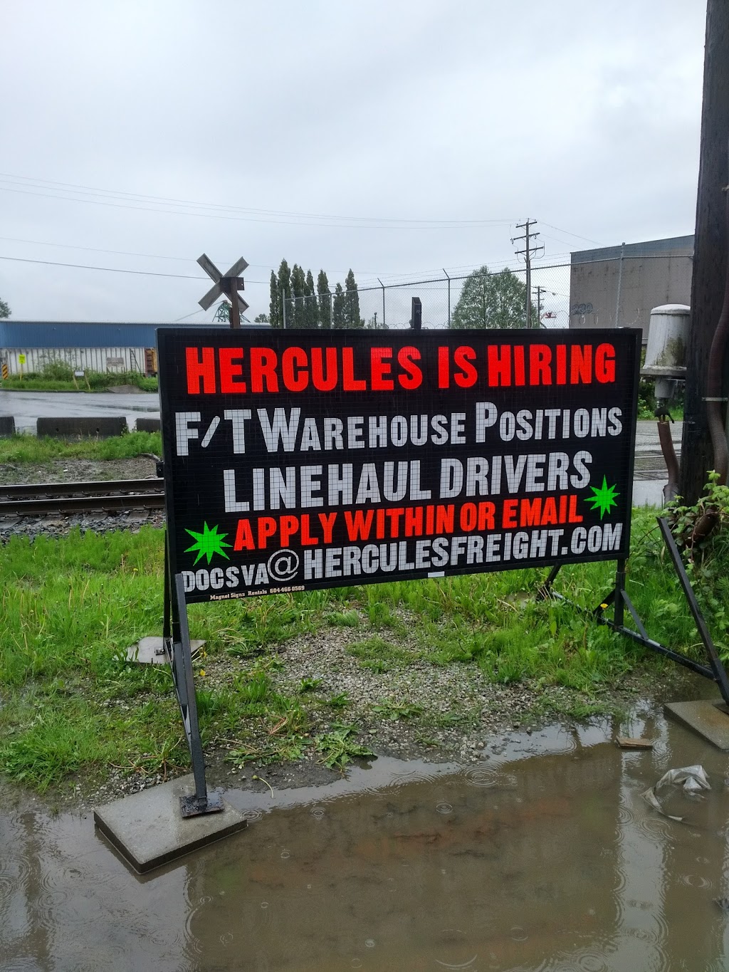 Hercules Forwarding Inc | 435 Canfor Ave, New Westminster, BC V3L 5H5, Canada | Phone: (604) 517-3890