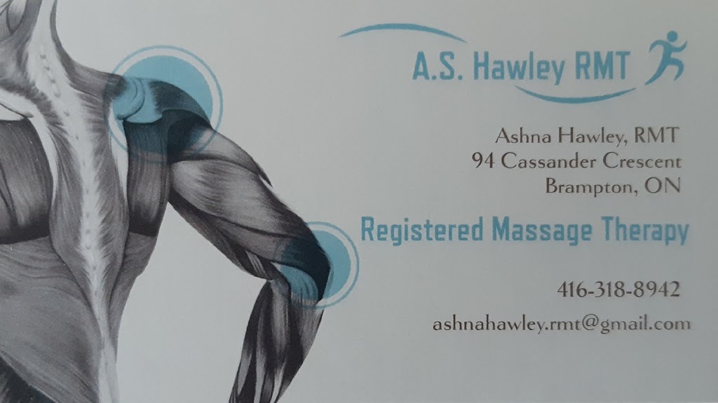 A.S. Hawley RMT - 94 Cassander Crescent, Brampton, ON L6Z 1Z2, Canada