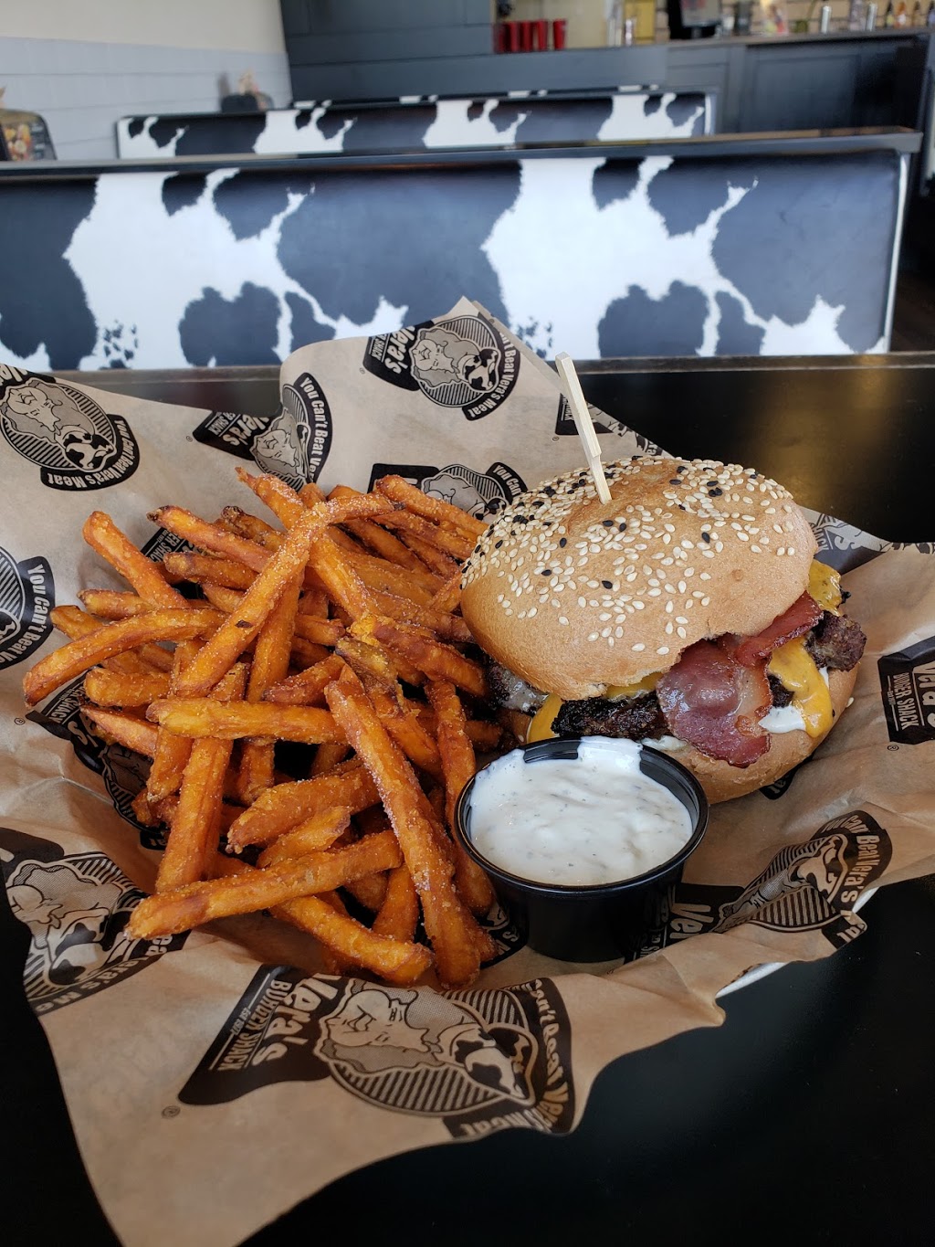 Veras Burger Shack Brickyard | 17449 56 Ave, Surrey, BC V3S 2X6, Canada | Phone: (604) 574-3324