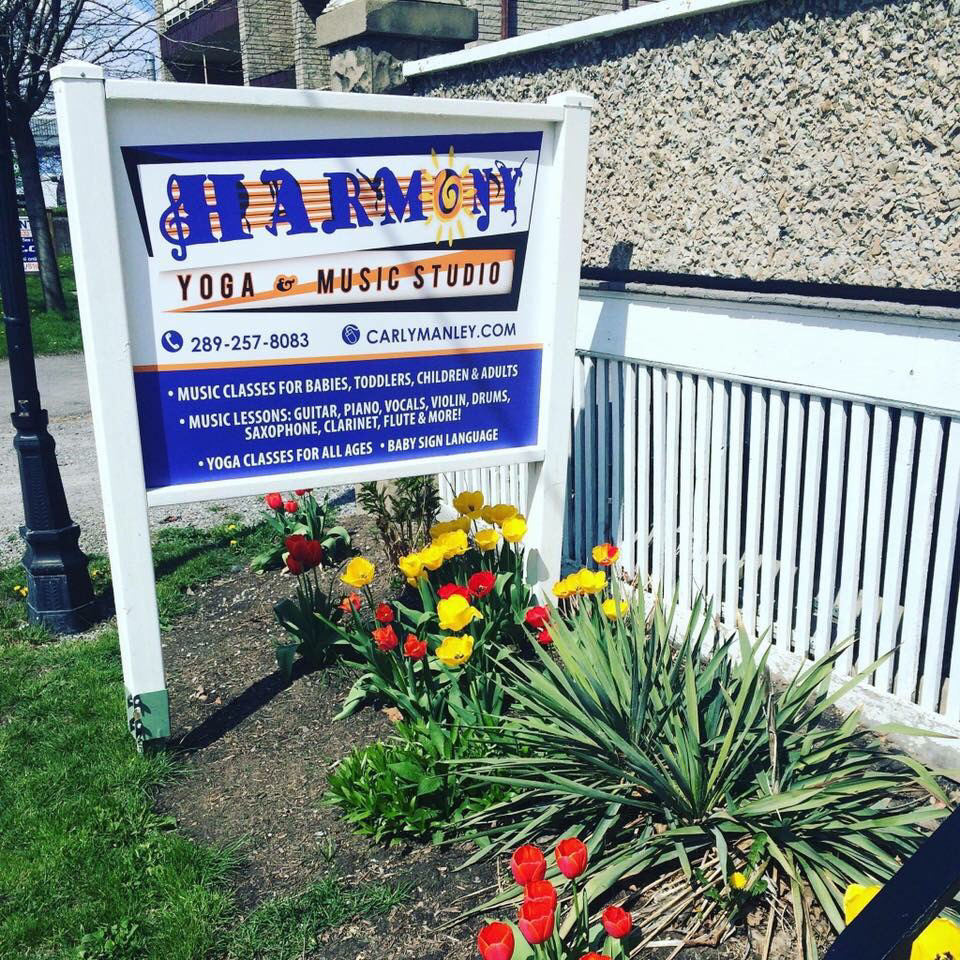 Harmony Yoga & Music Studio | 369 Glendale Ave, St. Catharines, ON L2T 1B9, Canada | Phone: (289) 257-8083