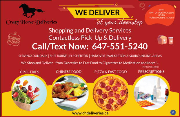 Crazy Horse Deliveries | 23 McGregor Ct, Dundalk, ON N0C 1B0, Canada | Phone: (647) 551-5240