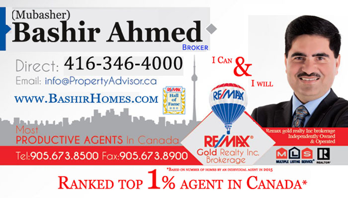 Realtor BASHIR AHMED - REMAX (Your Family Real Estate Agent) | 3582 Major MacKenzie Dr W # 204 - 14, Vaughan, ON L4H 3T6, Canada | Phone: (416) 346-4000