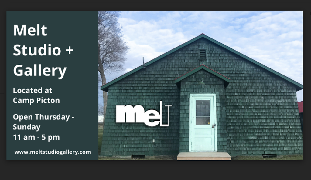 Melt Studio and Gallery | 343 County Rd 22, Prince Edward, ON K0K 1T0, Canada | Phone: (416) 893-8664