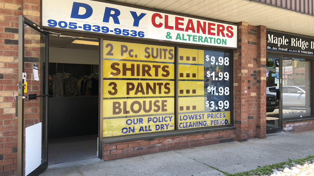 Maple Ridge Dry Cleaning | 2070 Liverpool Rd, Pickering, ON L1X 1E2, Canada | Phone: (905) 839-9536