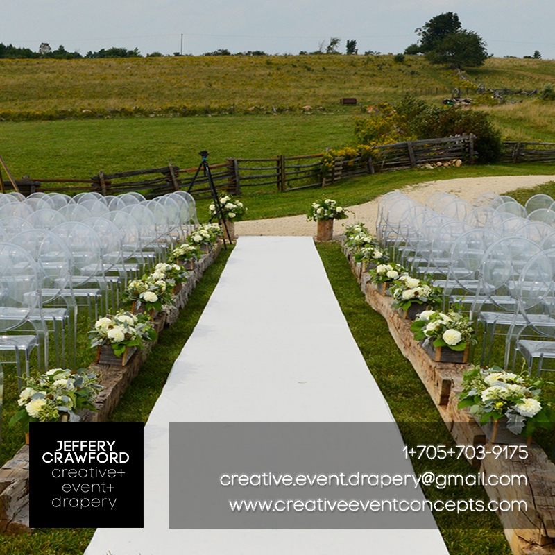 Jeffery Crawford Creative Event Drapery | 7324 ON-93, Tiny, ON L0K 2E1, Canada | Phone: (705) 706-0866