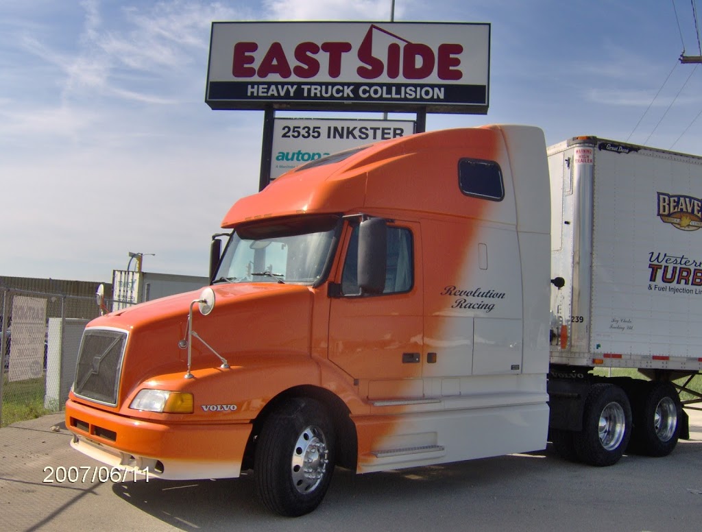 Eastside Heavy Truck Collision Ltd. | 2535B Inkster Avenue, Winnipeg, MB R2R 1V4, Canada | Phone: (204) 633-8223
