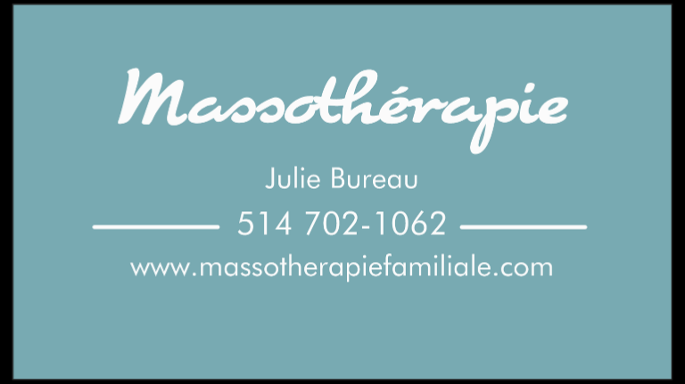 Massothérapie familiale | 461 Boulevard Saint-Joseph #218, Sainte-Julie, QC J3E 1W8, Canada | Phone: (514) 702-1062
