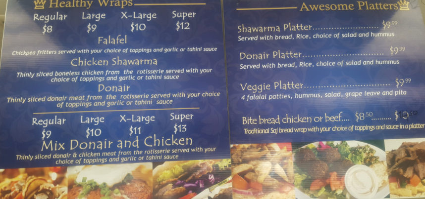Donair Palace | 3604 52 Ave NW #111, Calgary, AB T2L 1V9, Canada | Phone: (403) 457-6011