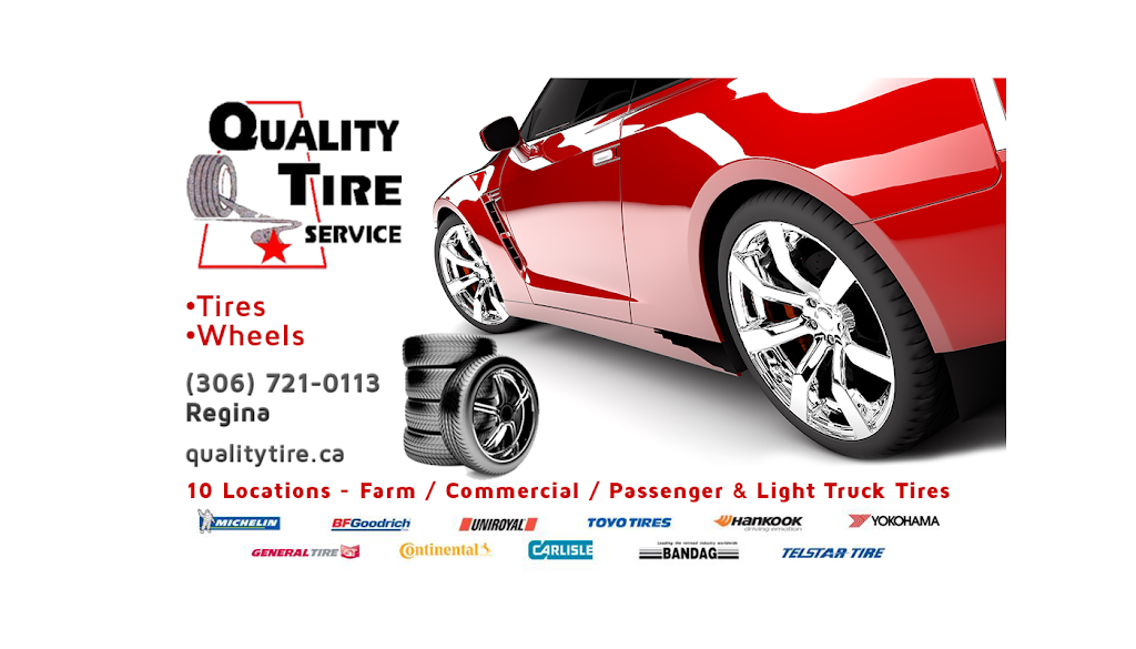 Quality Tire Service | 120 McDonald St, Regina, SK S4N 5W3, Canada | Phone: (306) 721-0113