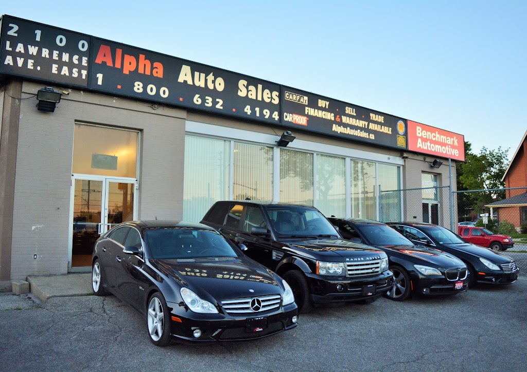 Alpha Auto Sales | 2100 Lawrence Ave E, Scarborough, ON M1R 2Z7, Canada | Phone: (647) 632-6011
