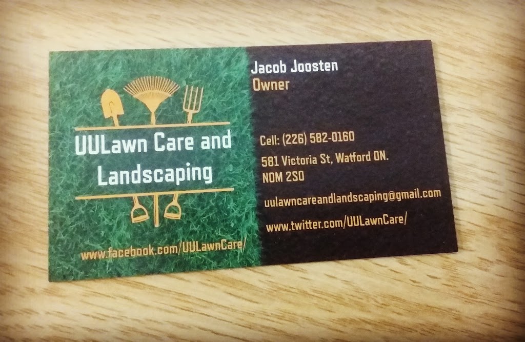 UULawn Care and Landscaping | 581 Victoria St, Watford, ON N0M 2S0, Canada | Phone: (226) 582-0160