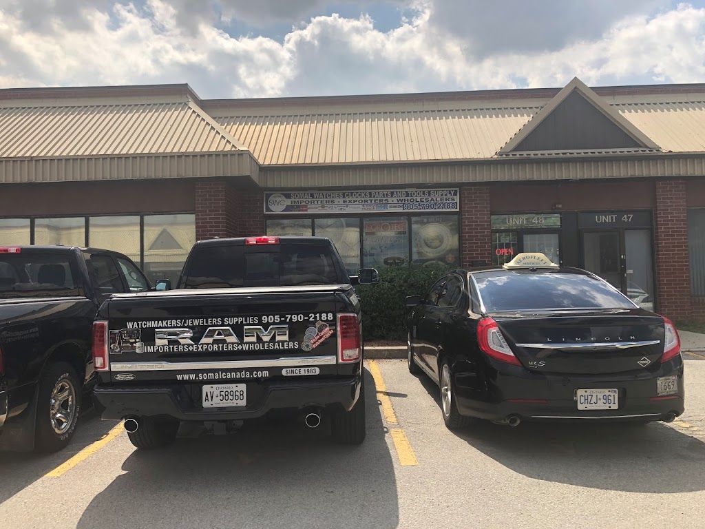 Somal Watches Clocks Parts & Tools Supply LTD | 30 Intermodal Dr #48, Brampton, ON L6T 5K1, Canada | Phone: (905) 790-2188