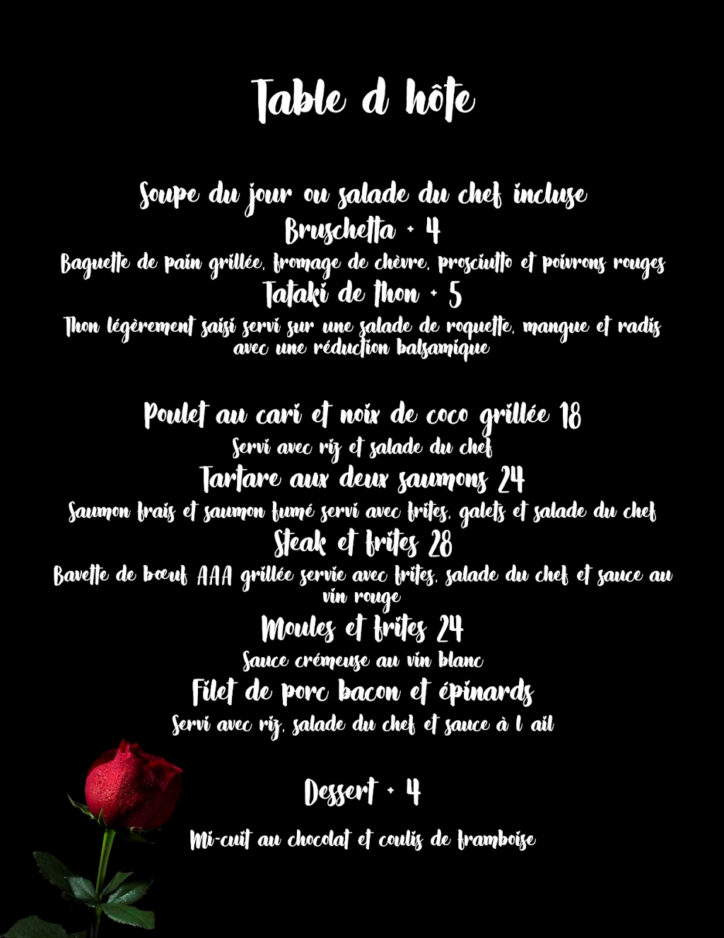 Restaurant Côté Cour | 253 Rue Principale, Lambton, QC G0M 1H0, Canada | Phone: (418) 486-2323