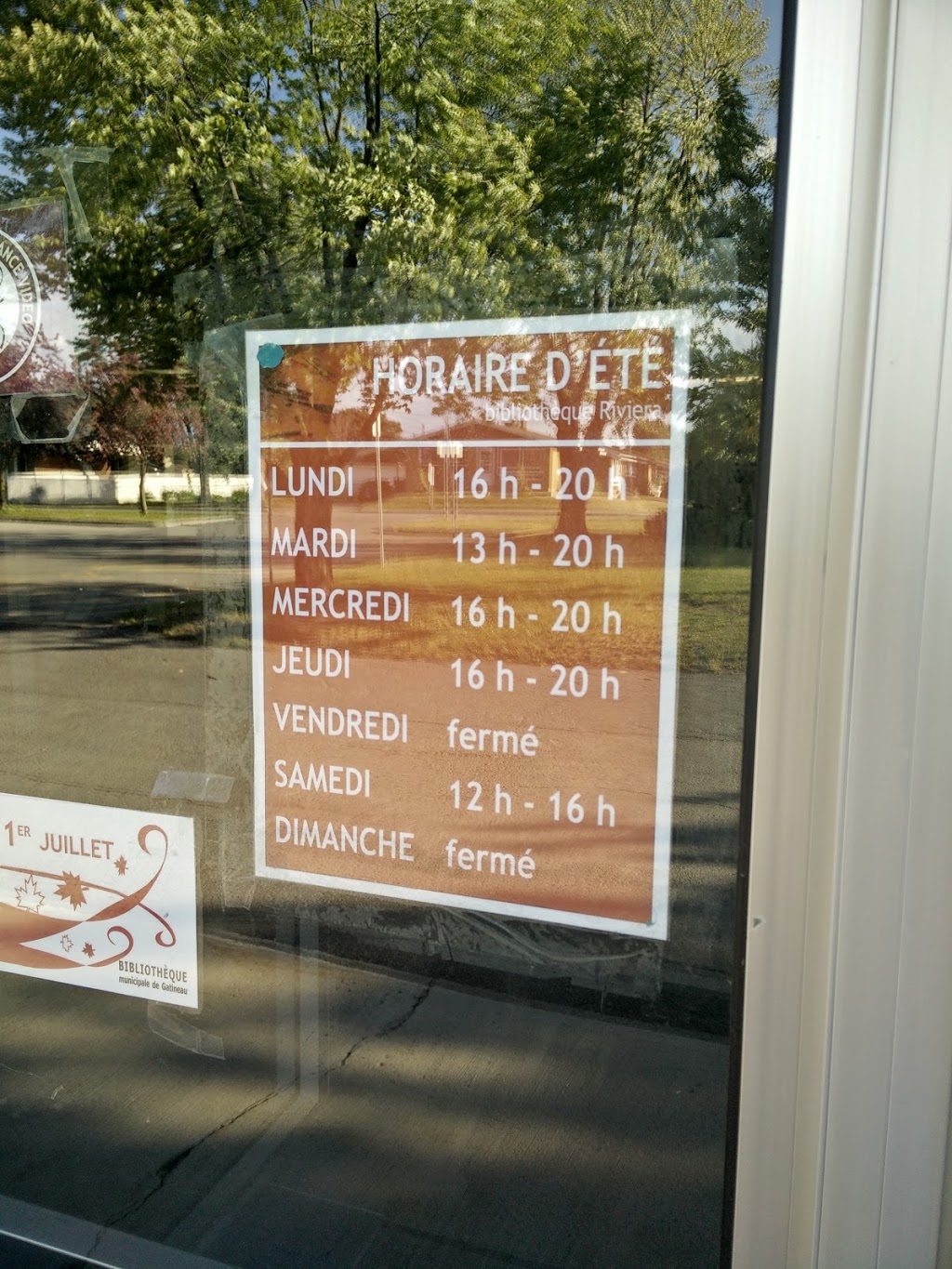Library De Riviera | 12 de Picardie, Gatineau, QC J8T 1N9, Canada | Phone: (819) 595-7460
