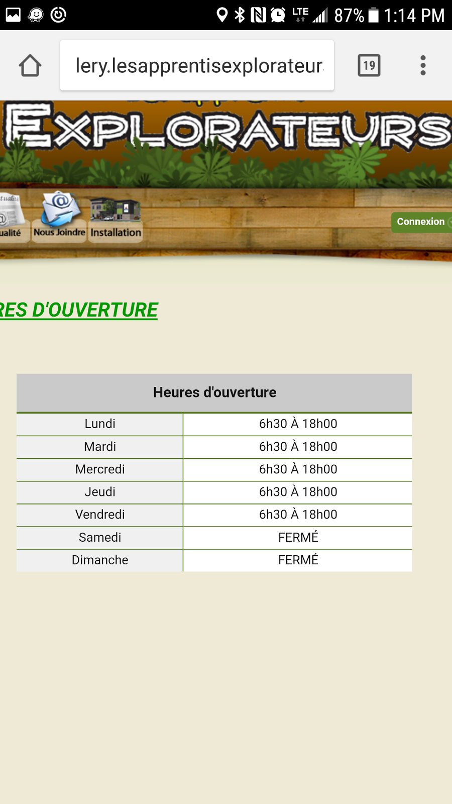 Nursery Les Apprentis Explorateurs | 1400 Rue Des Galets, Léry, QC J6N 1E7, Canada | Phone: (450) 692-9908
