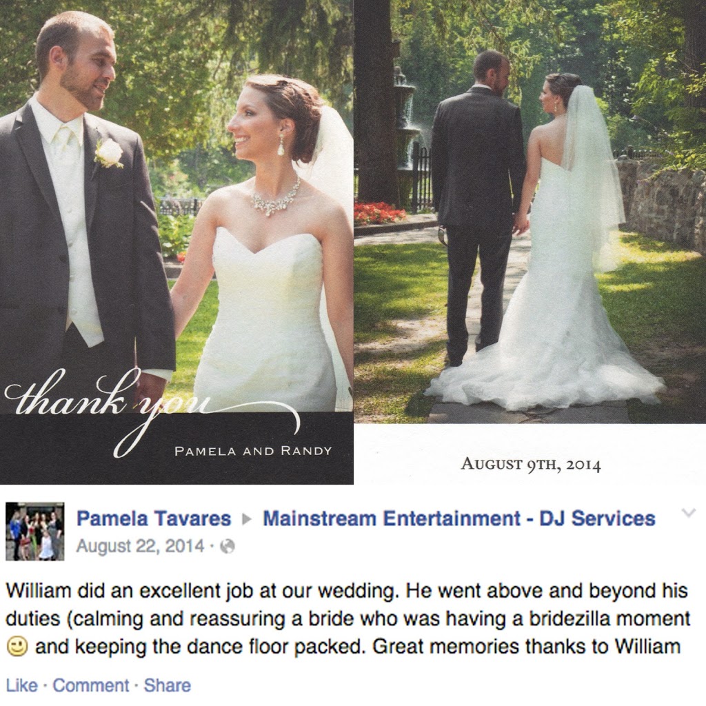 Mainstream Entertainment - DJ Services | 1359 Rathburn Rd E Suite 1511, Mississauga, ON L4W 5P7, Canada | Phone: (905) 238-3224