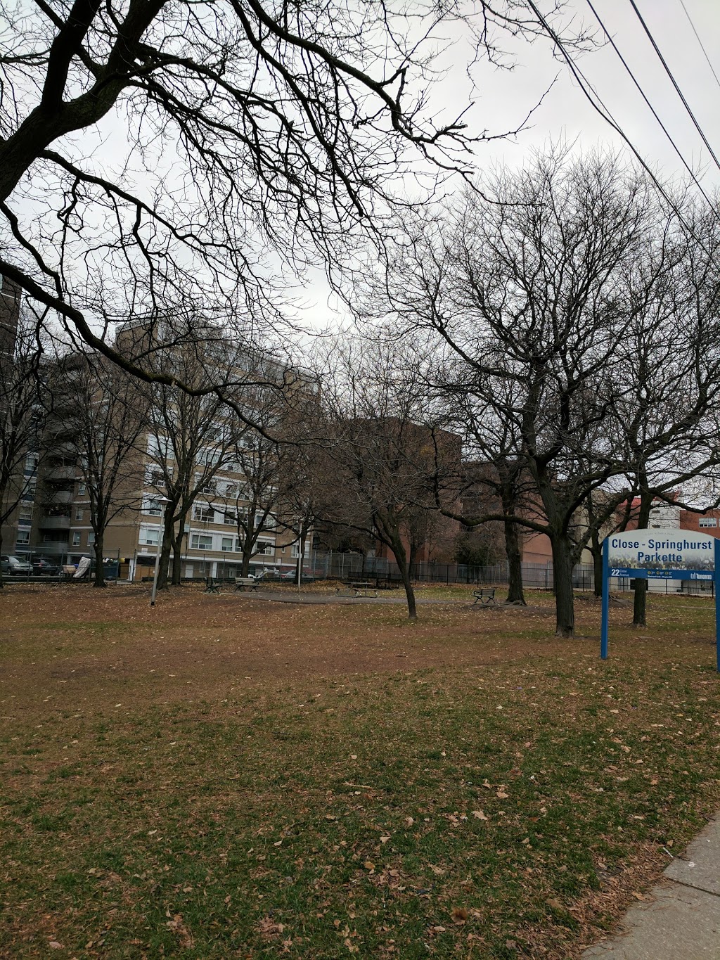 Close Springhurst Parkette | 70 Close Ave, Toronto, ON M6K, Canada