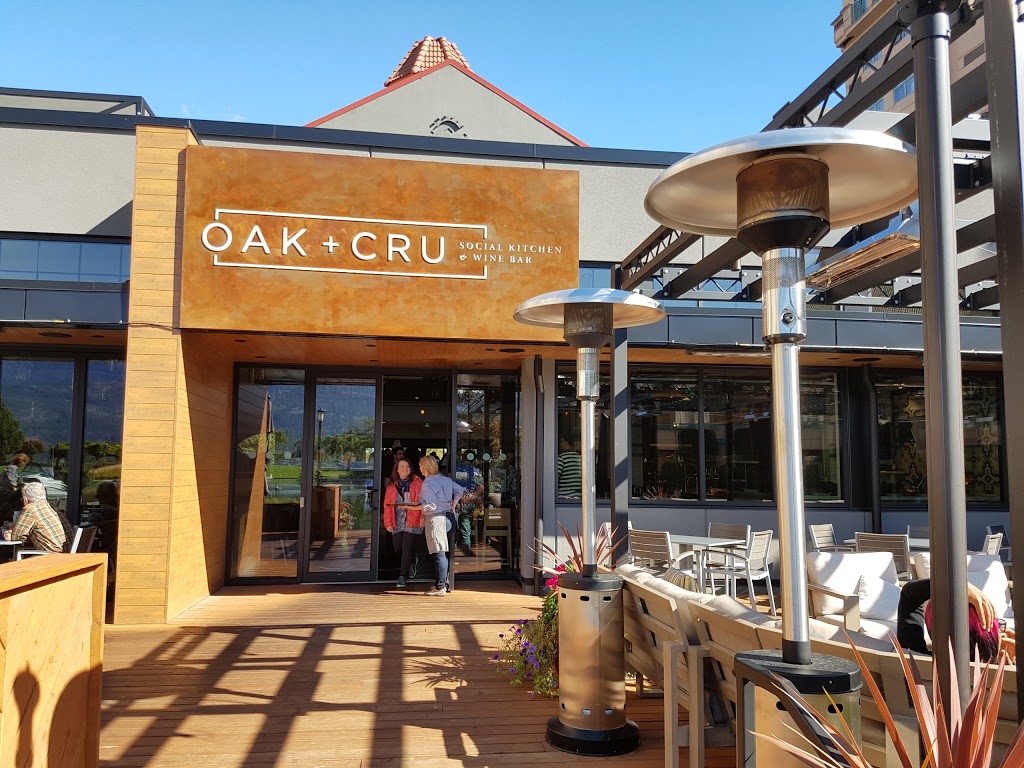 OAK + CRU Social Kitchen & Wine Bar | 1310 Water St, Kelowna, BC V1Y 9P3, Canada | Phone: (250) 869-3508